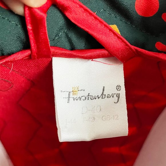 Diane von Furstenberg Quilted Vintage Bathrobe Vintage 80s - Picture 10 of 10